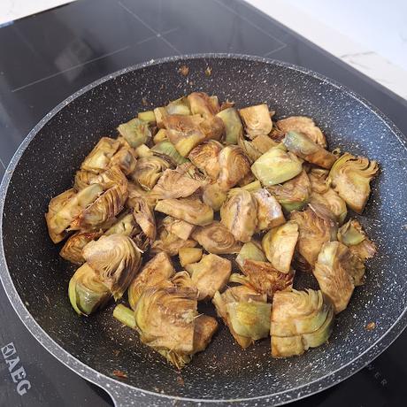 Tortilla de alcachofas