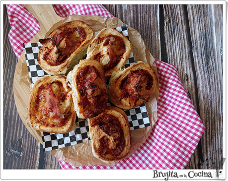 Rollos de pizza