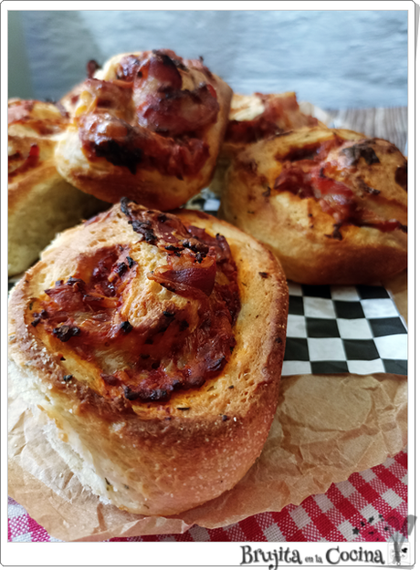 Rollos de pizza