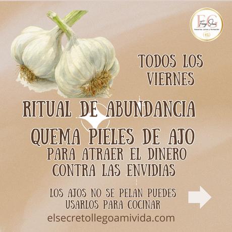 🌟 Ritual de los Ajos para el Dinero