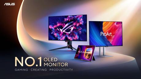 ASUS lidera el mercado global de monitores OLED según TrendForce