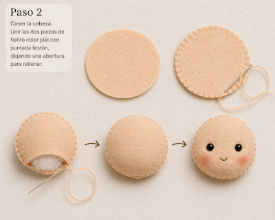 😇Moldes de angelito tierno en Fieltro ❤️  Tutorial