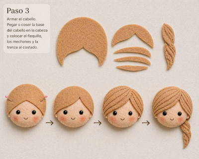 😇Moldes de angelito tierno en Fieltro ❤️  Tutorial