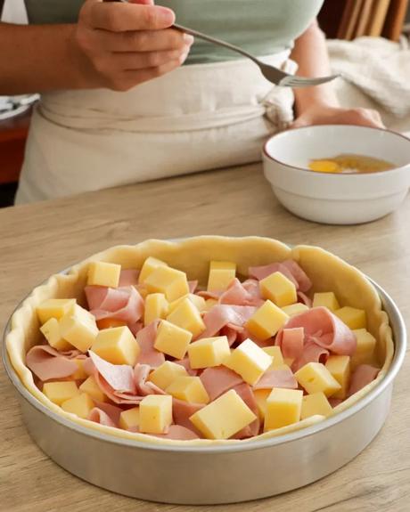 jamon y queso para el relleno