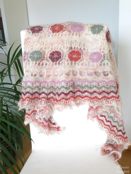 Chal de mohair