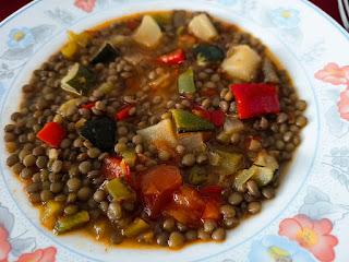Lentejas con verduras