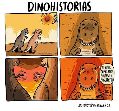 El humor dinosauriano de Los Indispensables