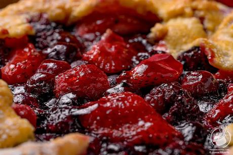 Galette de frutos rojos