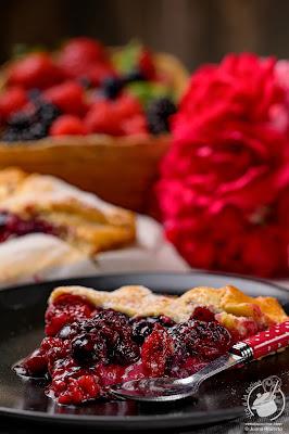 Galette de frutos rojos