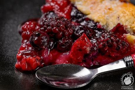 Galette de frutos rojos