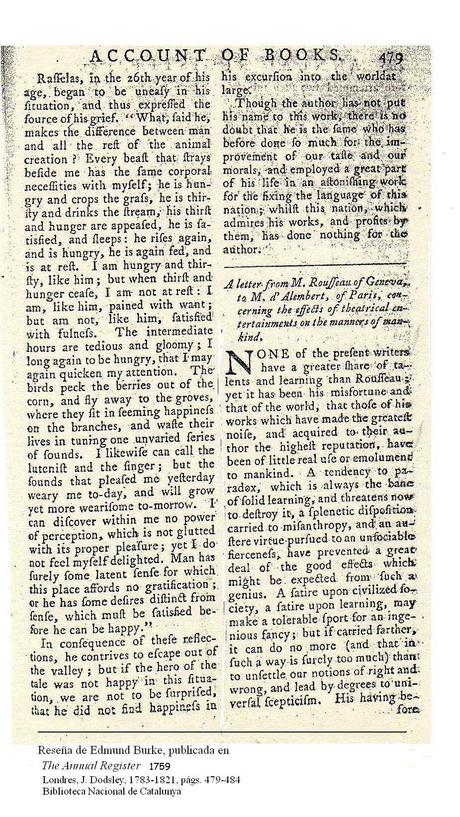 BURKE RESEÑA A ROUSSEAU (1759)