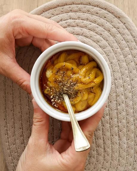 salsa para pretzels con mostaza