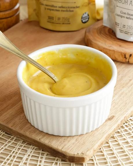 salsa para pretzels con mostaza y miel
