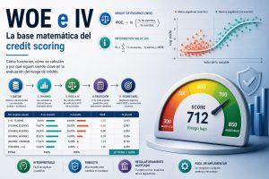 WOE e IV: La Base Matemática del Credit Scoring