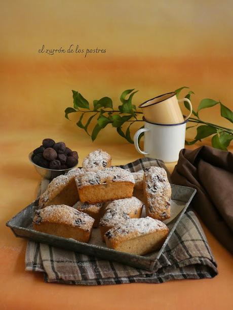 Mini Cakes de Ciruelas Pasas