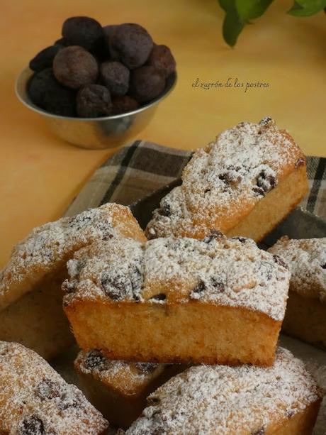 Mini Cakes de Ciruelas Pasas