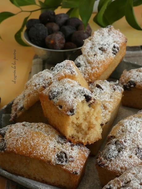 Mini Cakes de Ciruelas Pasas