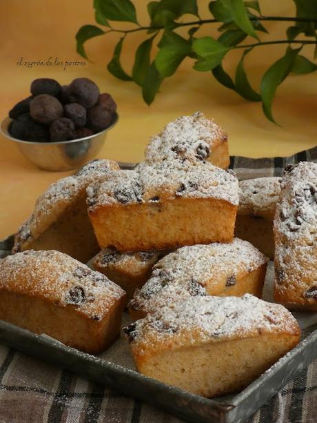 Mini Cakes de Ciruelas Pasas