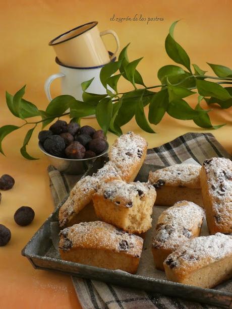 Mini Cakes de Ciruelas Pasas