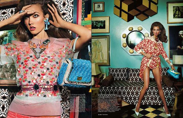 Vintage Room: Lady Luxe - Vogue Uk, march 2012