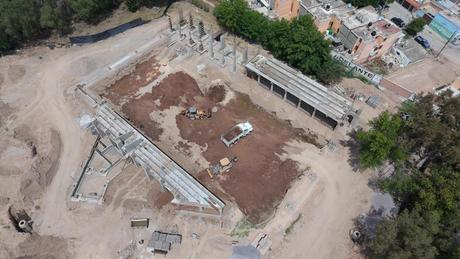 Avanza más del 40% construcción de centro multideportivo con alberca olímpica en Soledad