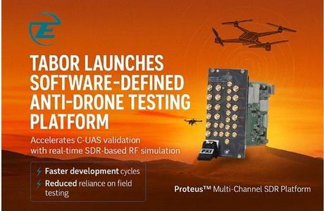 Tabor redefine las pruebas antidrones con una plataforma SDR definida por software Tabor redefine las pruebas antidrones con una plataforma SDR definida por software