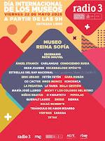 Cartel de la fiesta del Día Internacional de los Museos 2026 en el Reina Sofía por Radio 3