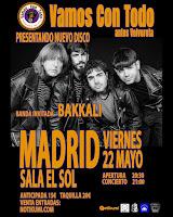 Concierto de Vamos con Todo y Bakkali en Sala el Sol