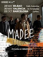 Conciertos de Madee durante este 2026