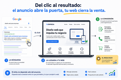 Qué ocurre cuando alguien hace clic en un anuncio