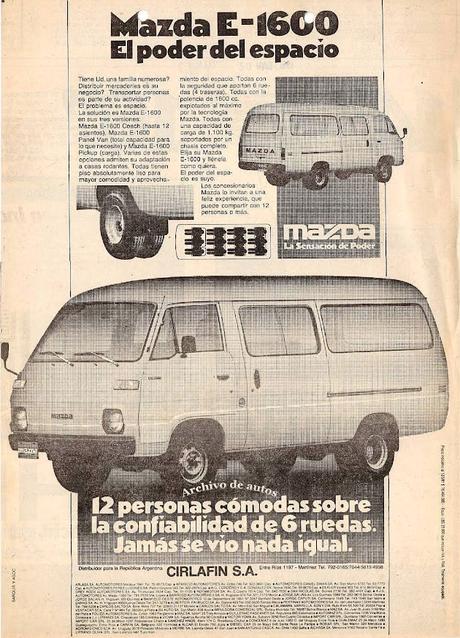 Mazda E-1600 Coach importado a Argentina Mazda E-1600 Coach importado a Argentina