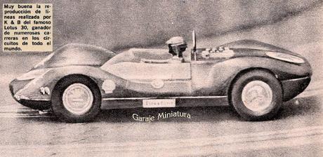 Lotus 30 fabricado por K & B Model Rama en 1966