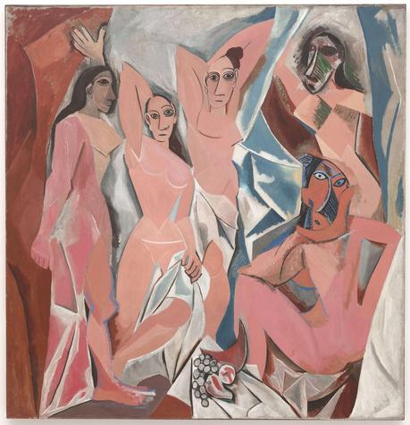 Picasso, lo sagrado y lo profano Pablo Picasso, Les Demoiselles d'Avignon, 1907