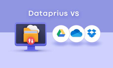 Dataprius versus Drive, OneDrive, Dropbox
