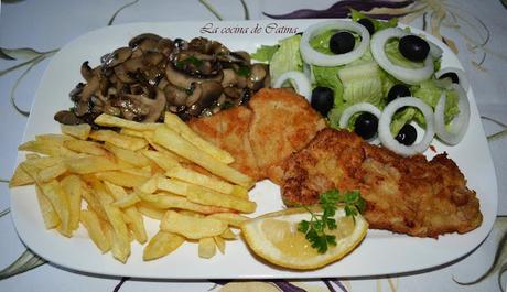Plato combinado al estilo vienés