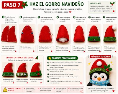 🐧🎄❤️Moldes y tutorial gratis de tierno pingüino navideño en fieltro para decorar 🐧🎄❤️👇 🐧🎄❤️Moldes y tutorial gratis de tierno pingüino navideño en fieltro para decorar 🐧🎄❤️👇