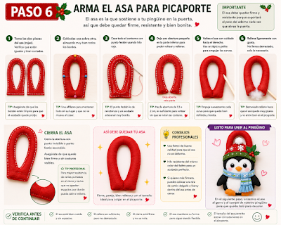 🐧🎄❤️Moldes y tutorial gratis de tierno pingüino navideño en fieltro para decorar 🐧🎄❤️👇 🐧🎄❤️Moldes y tutorial gratis de tierno pingüino navideño en fieltro para decorar 🐧🎄❤️👇