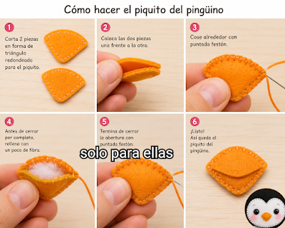 🐧🎄❤️Moldes y tutorial gratis de tierno pingüino navideño en fieltro para decorar 🐧🎄❤️👇 🐧🎄❤️Moldes y tutorial gratis de tierno pingüino navideño en fieltro para decorar 🐧🎄❤️👇