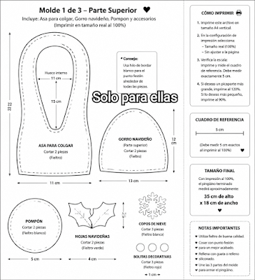 🐧🎄❤️Moldes y tutorial gratis de tierno pingüino navideño en fieltro para decorar 🐧🎄❤️👇 🐧🎄❤️Moldes y tutorial gratis de tierno pingüino navideño en fieltro para decorar 🐧🎄❤️👇