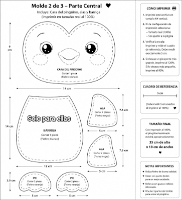 🐧🎄❤️Moldes y tutorial gratis de tierno pingüino navideño en fieltro para decorar 🐧🎄❤️👇 🐧🎄❤️Moldes y tutorial gratis de tierno pingüino navideño en fieltro para decorar 🐧🎄❤️👇
