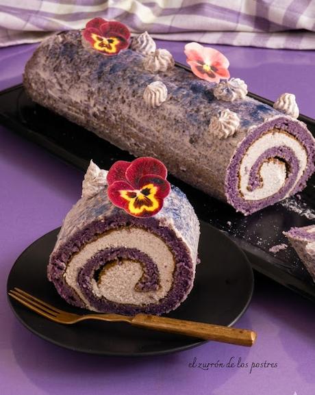 Ube Roll Cake Ube Roll Cake