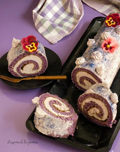 Ube Roll Cake Ube Roll Cake
