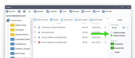 Dataprius versión 9.8