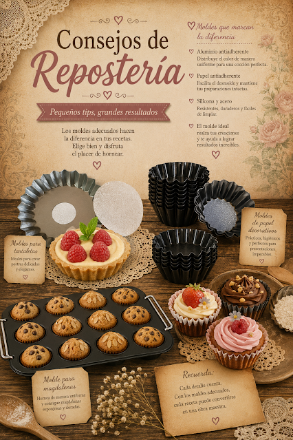 EL MEJOR MOLDE PARA CADA POSTRE