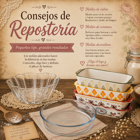 EL MEJOR MOLDE PARA CADA POSTRE
