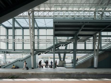 Comenza en el nuevo edificio de viajeros de la estación Santiago de Compostela-Daniel Castelao