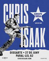 Concierto de Chris Isaak en Paral·lel 62