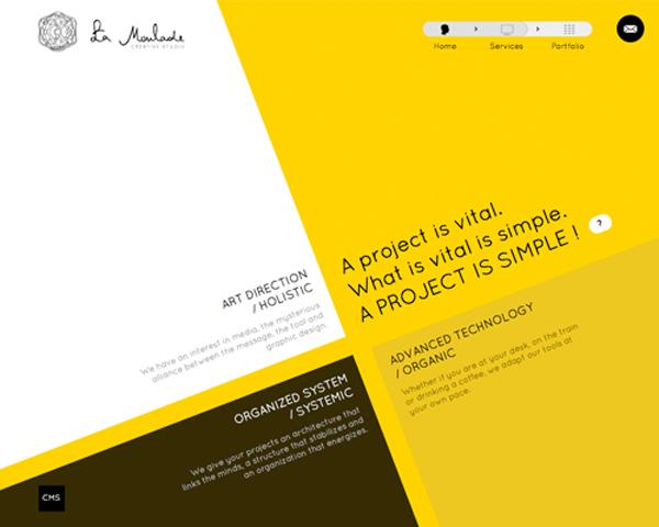 25 Sitios Web creados desde el amarillo