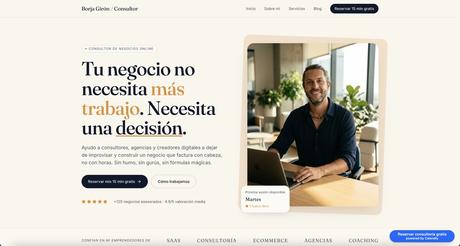 captura web creada consultor negocio