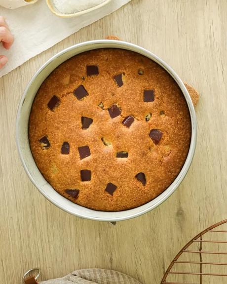 torta recien salida del horno